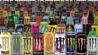 The 200 Flavor Monster Energy Timeline [upl. by Asreht]