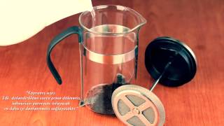 FRENCH PRESS ile kahve NASIL YAPILIR [upl. by Nylaehs]