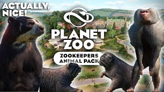 ZOOKEEPER ANIMAL PACK Announced  better than expected Analysis  Planet Zoo [upl. by Plath527]