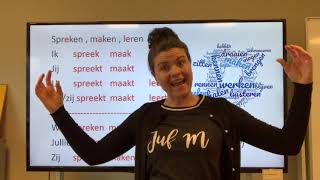 NT2 les 34 wOnen ik wOOn werkwoord lange klank grammatica TC 36 Nederlands leren LearnDutch [upl. by Leahey]