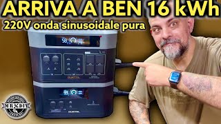 16 kWh di indipendenza energetica per oltre 10 anni nuova power station 220V OUKITEL BP2000 B2000 [upl. by Krueger]