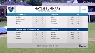 Old Foresters vs Forest 1st XI [upl. by Dorison961]