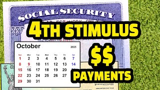 Social Security October 2023 Payment Dates and 4TH Stimulus Check Update [upl. by Ymmor323]