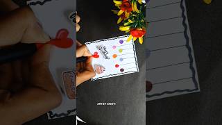 Easy Card idea  Happy Birthday Card shorts cardmaking giftideas diy happybirthday wishcard [upl. by Nawuj]