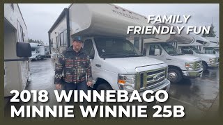 Pre Owned 2018 Winnebago Minnie Winnie 25B  Sandy OR  21969H [upl. by Adnouqal712]