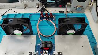 MFHF 043MHz 800W AMPLIFIER BOARD TEST [upl. by Nasas761]