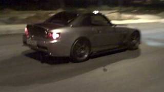 turbo honda s2000 launch low boost toyo r888 18quot ssr exedy twin [upl. by Carolann]