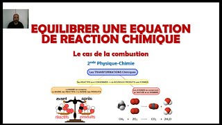 EQUILIBRER UNE EQUATION DE REACTION [upl. by Harlin]