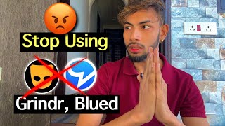 Please 🙏  STOP Using Grindr Blued gay dating app [upl. by Annhej968]