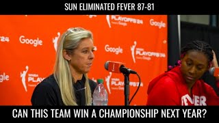 Indiana Fevers Championship Hopes For Next Year indianafever [upl. by Shreve375]