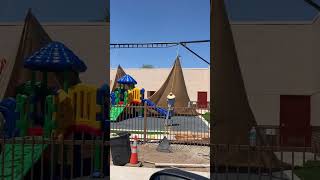 Quechan Childcare Playground Build Aug 2024 Phase 6 construction landscaping shorts YDC [upl. by Idnem]