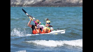 Fishguard Bay Ocean Race 2024 FBOR Surf Ski [upl. by Ellevart]