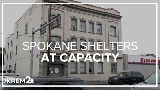 Cold front putting strain on Spokanes homeless shelters [upl. by Aicemat]