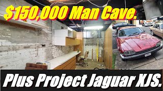 Jaguar XJS 36 litre Project plus my new Man Cave [upl. by Weldon321]