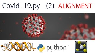 Covid 19 Tut2 Multiple Sequence Alignments and Trees in python [upl. by Adranoel4]