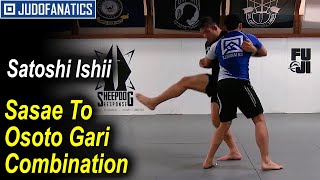 Sasae To Osoto Gari Combination by Satoshi Ishii [upl. by Eirased]