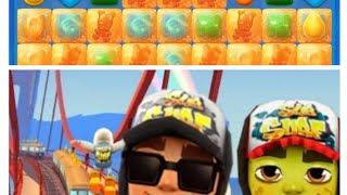 Candy crush saga and subway surf 🪂🏂🍫 [upl. by Aynos244]