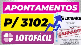 Apontamentos e Dicas Para LotoFacil 3102 [upl. by Aidne660]