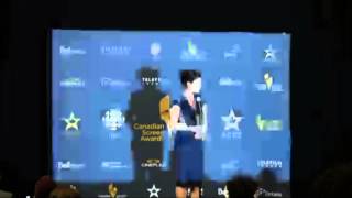 Missy Peregrym  Canadian Screen Awards 2015  Press Room [upl. by Tammy250]