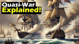 QuasiWar Unofficial War Between America and France 17981800  5 Minute History Lesson [upl. by Aihsoj662]