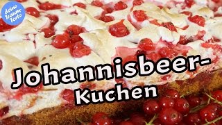 Johannisbeerkuchen  Ribiselkuchen  Schnelle leckere Rezepte [upl. by Yrogiarc535]