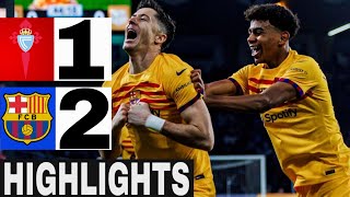 Celta vigo vs Barcelona 12  Highlights  Laliga 20232024 Robert Lewandowski Penalty Goal 906 [upl. by Adnohsed]