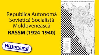 Republica Autonomă Sovietică Socialistă Moldovenească  RASSM [upl. by Latreece926]