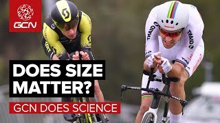 Does Size Matter In Flat Time Trials  GCN Does Science [upl. by Garlanda]