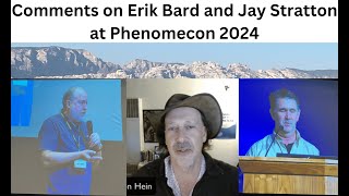 Comments on two presentations at Phenomecon 2024 Erik Bard Skinwalker Ranch and Jay Stratton UFOs [upl. by Hairam]