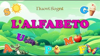 L ALFABETO PER BAMBINI  Impara tutte le lettere dellalfabeto in modo divertente [upl. by Elaweda]