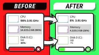 🛠️ How To Fix High RAM  Memory  CPU  DISK Usage on Windows 10 [upl. by Haram]