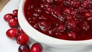 Salsa de AraÌndanos Cranberry Sauce [upl. by Yeuh]