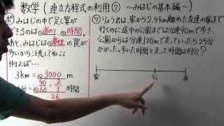 【数学】中221 連立方程式の利用② みはじの基本編 [upl. by Melissa316]