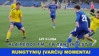 Klaipėdos FM  FK TRANSINVEST B 11 11 ĮVARČIAI [upl. by Oballa]