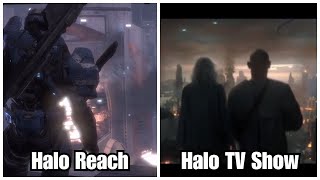 The FALL of Reach in the Halo TV Show vs Halo Reach [upl. by Marquita]