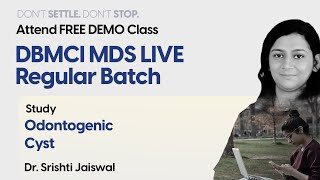 MDS Live Regular Batch  Dr Srishti Jaiswal  Oral Pathology [upl. by Josefa]