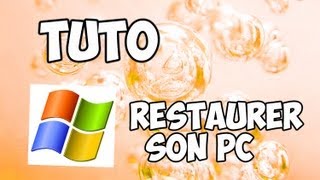 Tuto  Restaurer son Ordinateur sous Windows 7 FR [upl. by Nomsed858]