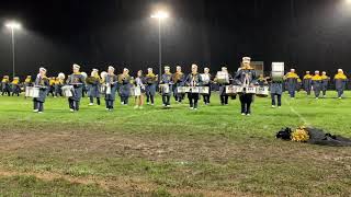 Owosso Trojan Marching Band Drum Feature 2021 [upl. by Sucul]