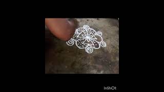 rangoli design  poo koalm new design  mugulu design [upl. by Otxis]