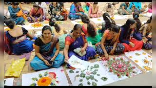 flowers Petal design competition Kilbil E learning School Ramnagar Vadhu Khurd 091024 [upl. by Eidahs]