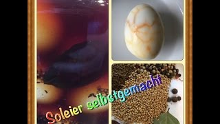 Soleier lecker würzig selbst hergestellt  Eingelegte Eier  Soleier DIY [upl. by Notyad]