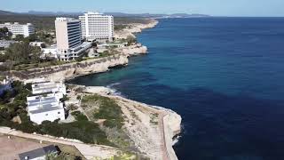 Cala De Mallorca And DRONE footage March 2021 [upl. by Jerri187]