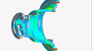 ANSYS  truck hub simulation [upl. by Janerich]