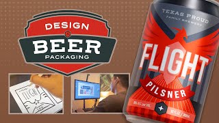 Designing a Beer Brand  My Packaging Design Process [upl. by Assehc761]