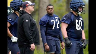 Kiran Amegadjie OL  Chicago Bears Rookie Hype  bears football nfl chicagobears nflfootball [upl. by Yssis]