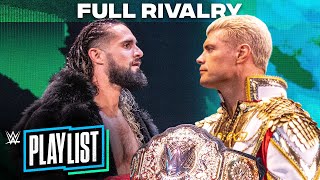 Cody Rhodes vs Seth Rollins rivalry history WWE Playlist [upl. by Eesdnil]