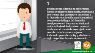 Revalidación de licencia de conducir clase a categorías IIa IIb IIIa IIIb IIIc [upl. by Noirda912]