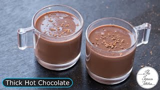 Yummy Hot Chocolate Recipe I Perfect Thick Hot Chocolate Recipe  The Terrace Kitchen [upl. by Clareta]