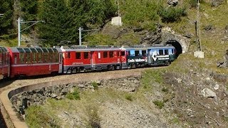 Bernina Express  Part 1  Pontresina to Tirano [upl. by Wyatt713]