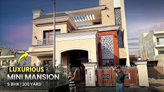 inside a 300 Yard Beautiful Design Mini Mansion  5 BHK House Sale in Mohali  3675 House Plan [upl. by Adnohsak406]